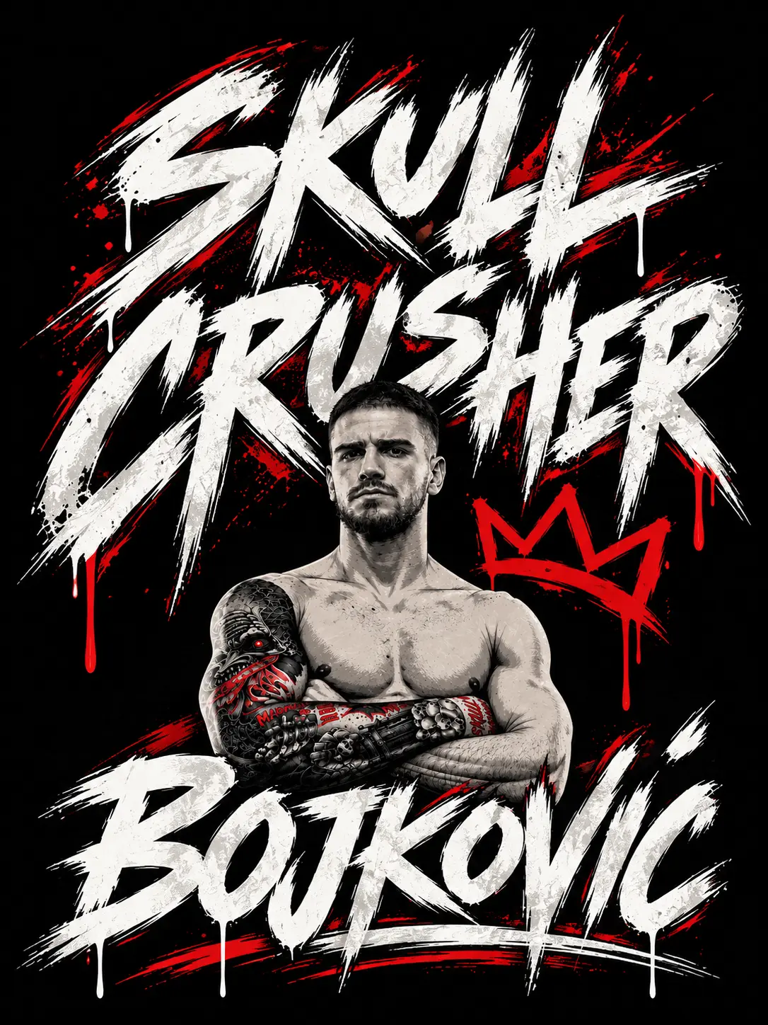 Majica – Skull Crusher Bojković 3